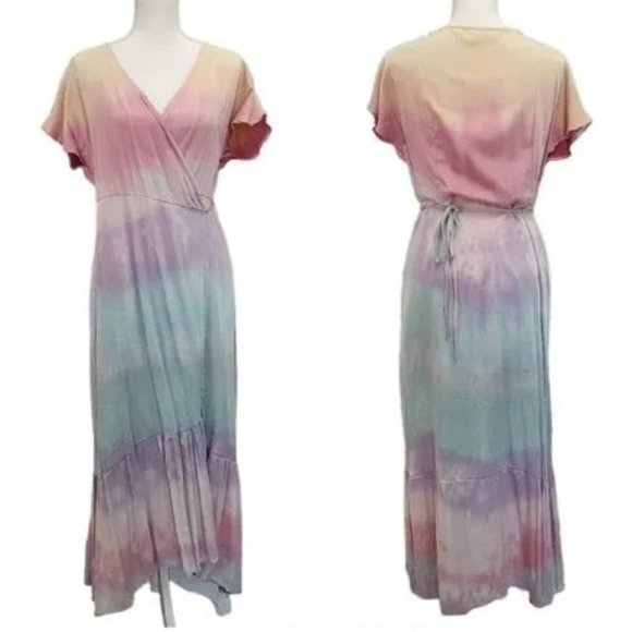 NWT Wrap Dress - Sunset - Small - Picture 1 of 3